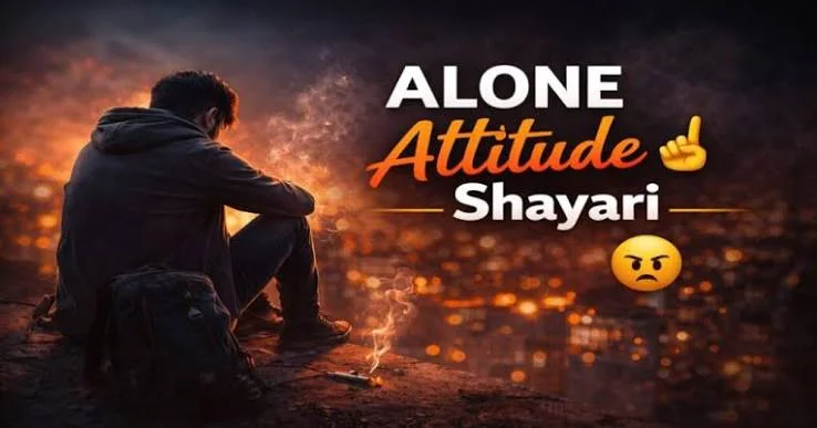 Alone Attitude Shayari के लिए दो लाइन status के लिए अकेले खड़ा भारतीय युवक