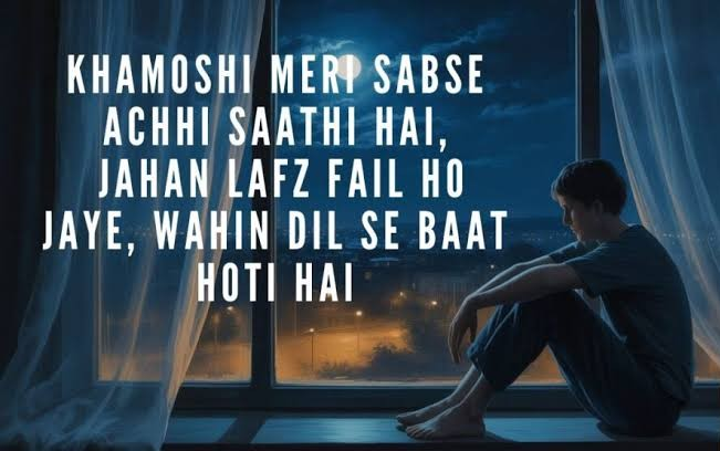 Alone Sad Shayari for a quiet empty room with a single bed and window