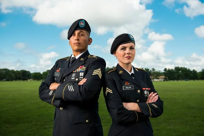 Army Attitude Shayari showing a soldier in ceremonial dress representing honor and military service