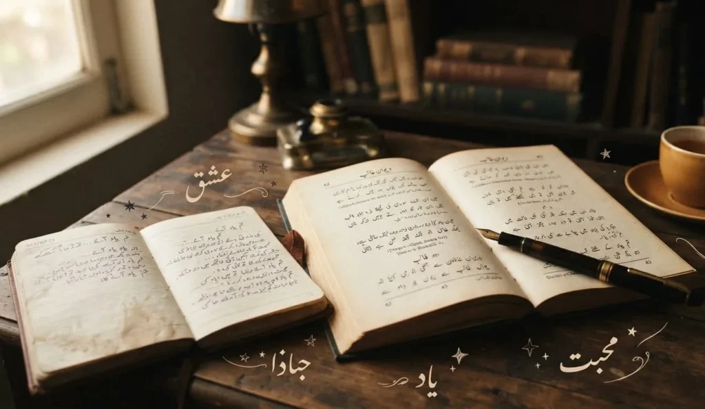 Deep Jaun Elia Love Shayari themes of ishq mohabbat and memories