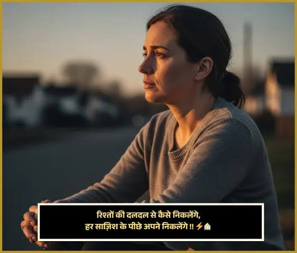 Family Sad Shayari In Hindi में गलतफहमी और भावनात्मक दूरी का घरेलू दृश्य