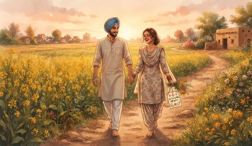 Romantic Punjabi Love Shayari for couples