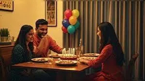 Bengali Birthday Shayari showing friends celebrating a birthday together