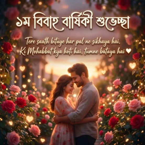 Bengali Marriage Anniversary Wishes এর জন্য ভালোবাসা ও দাম্পত্য জীবনের সঙ্গে সম্পর্কিত সুন্দর দম্পতির ছবি