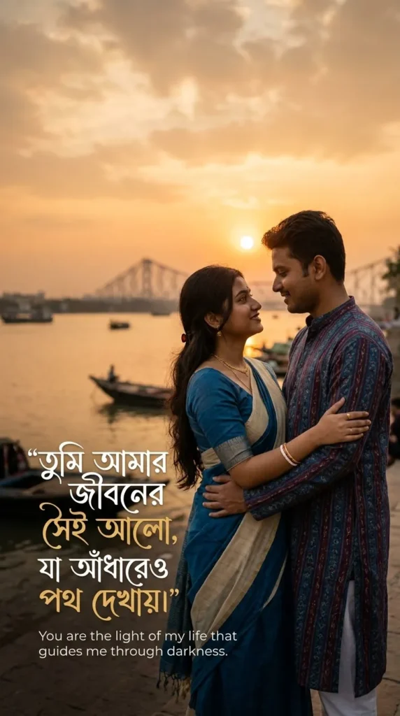 : Heart Touching Love Quotes In Bengali for an emotional couple moment