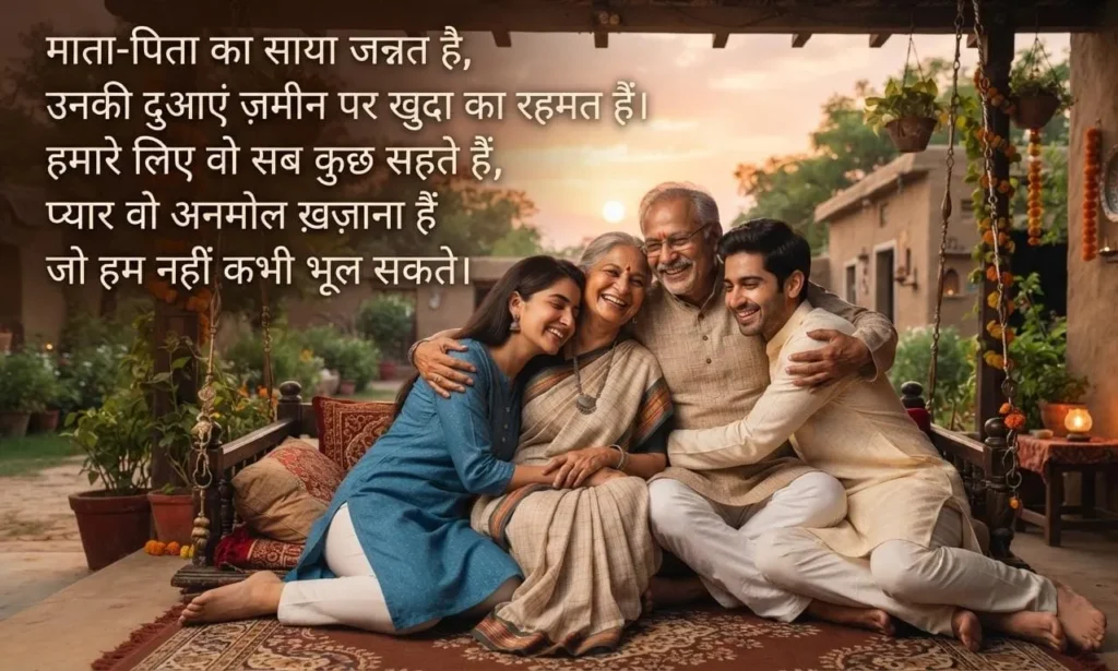 Heart Touching Maa Baap Shayari, दिल को छू लेने वाली शायरी