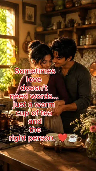 Shayari For Wife image featuring a married couple beach sunset